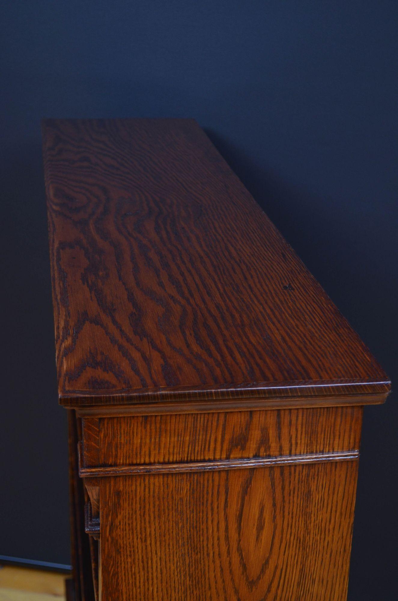 Fine XIX secolo Libreria a giorno Victorian Oak in vendita
