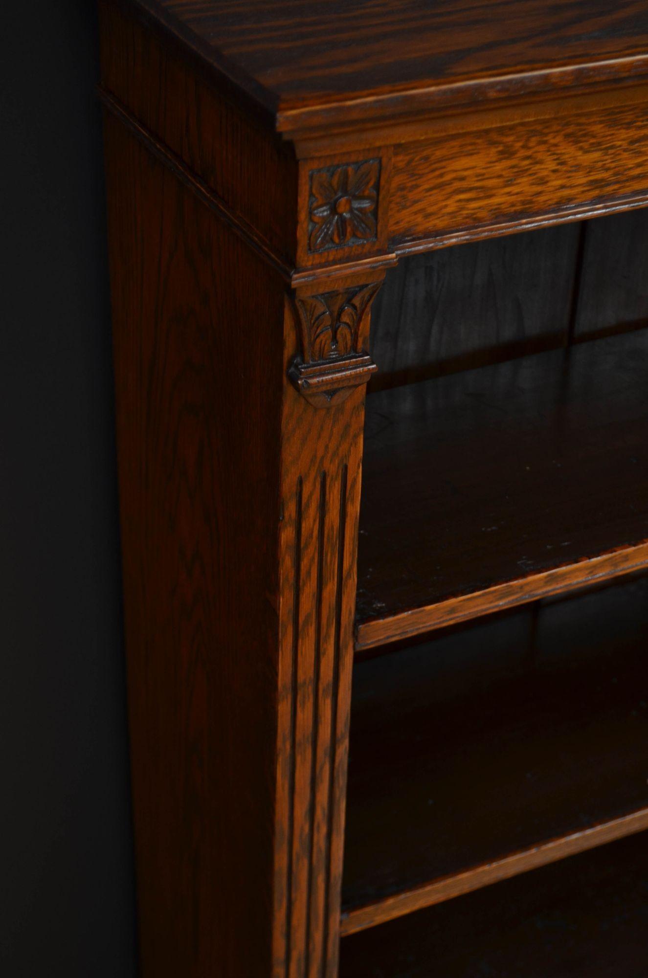 Libreria a giorno Victorian Oak in vendita 3