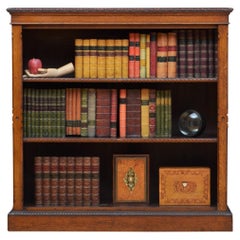 Used Victorian Oak Open Bookcase