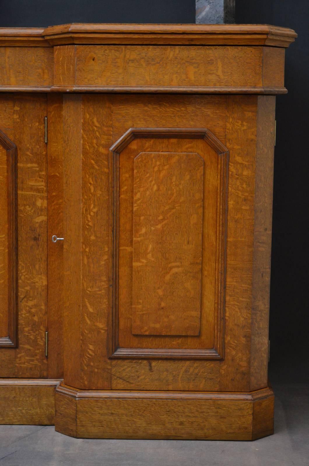 Victorian Oak Sideboard 4