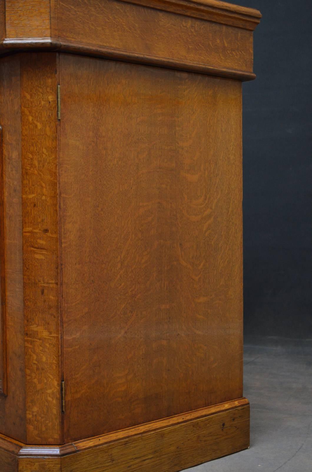 Victorian Oak Sideboard 5