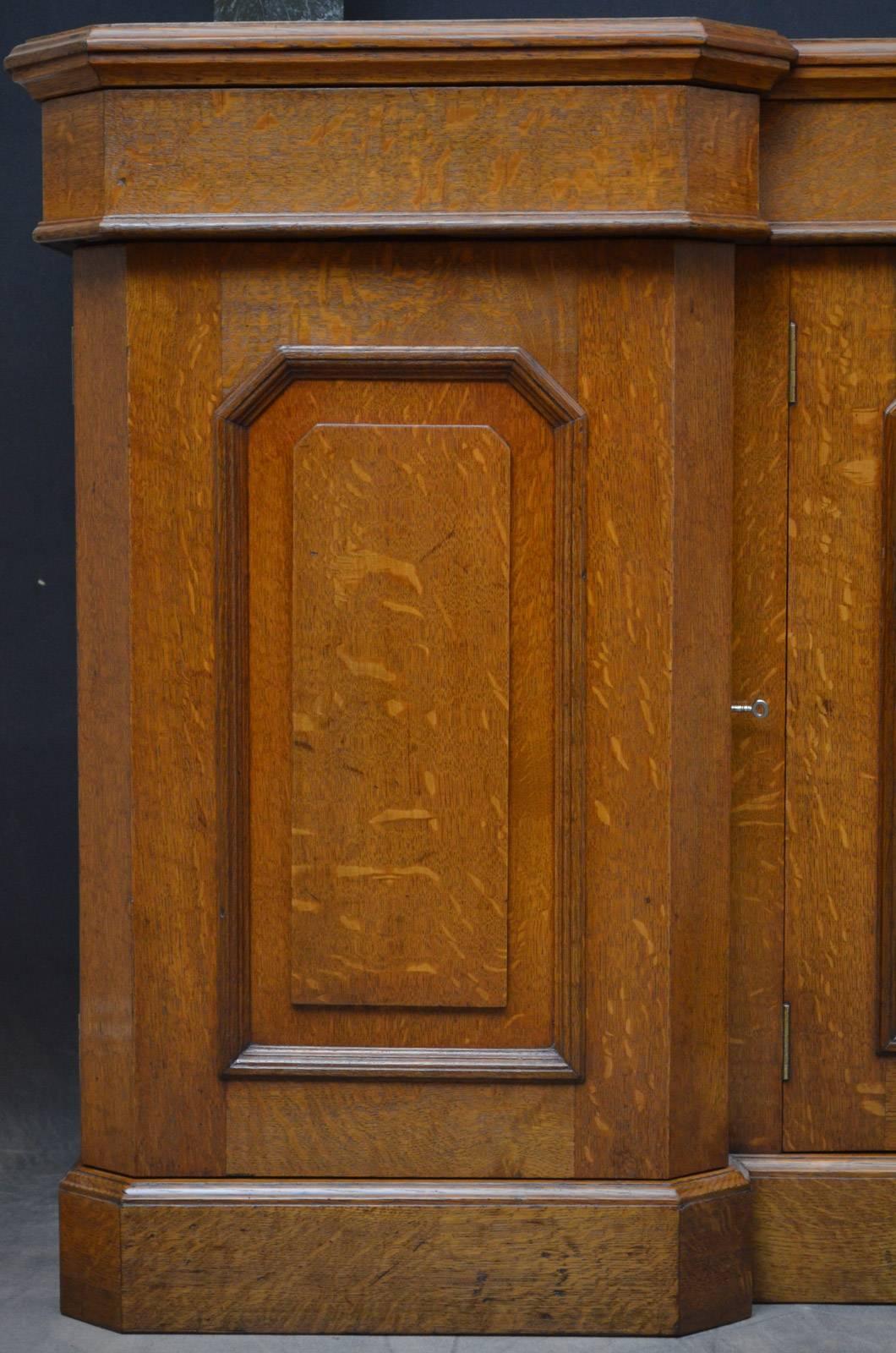 Late 19th Century Victorian Oak Sideboard