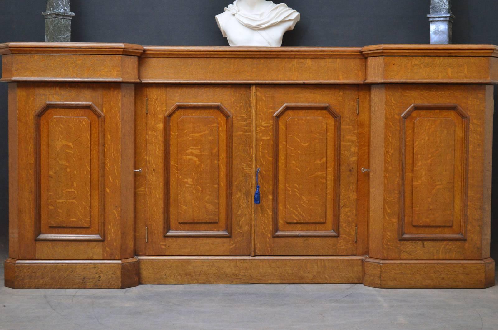 Victorian Oak Sideboard 2