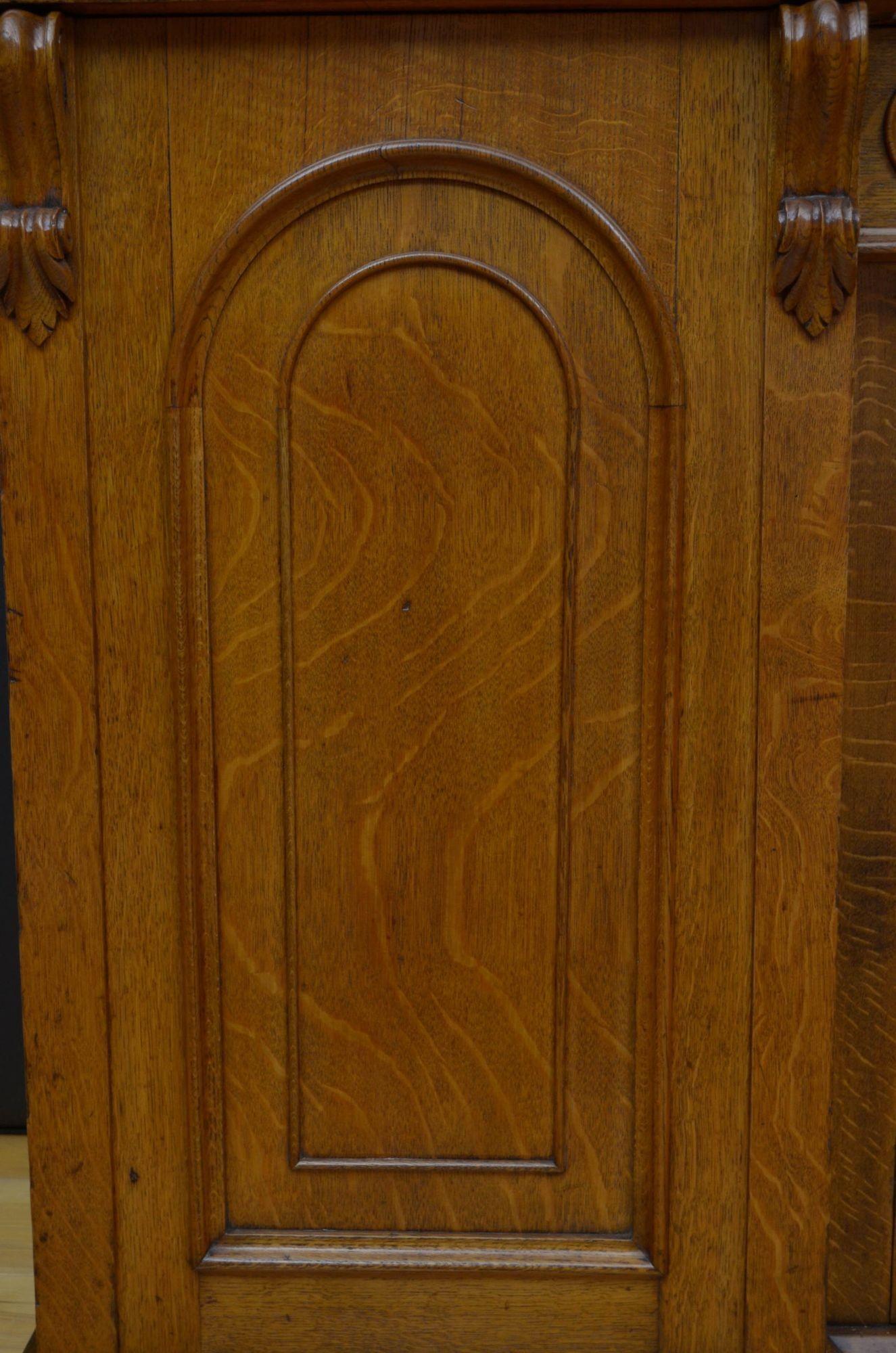 Victorian Oak Sideboard For Sale 3
