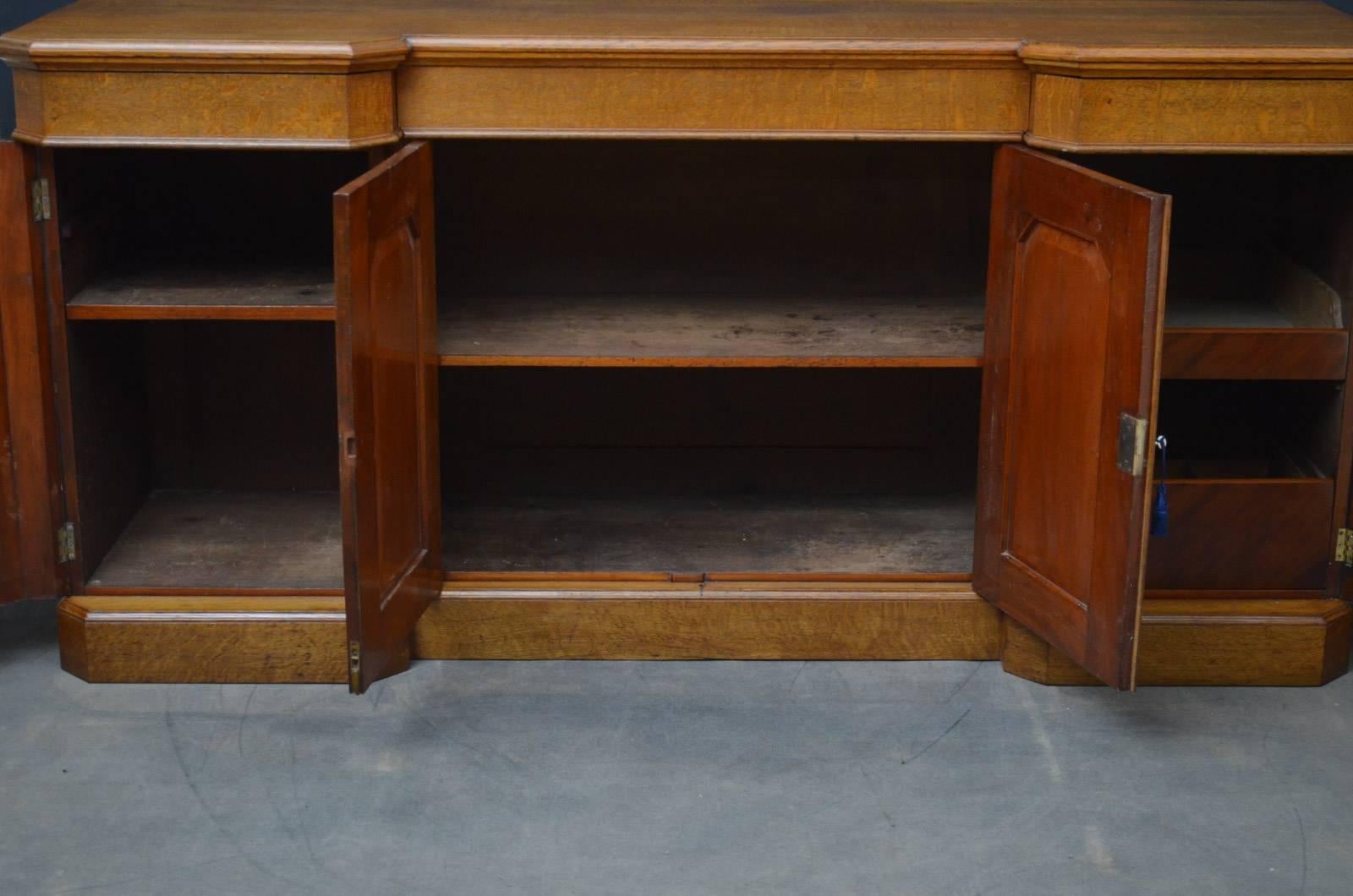 Victorian Oak Sideboard 3