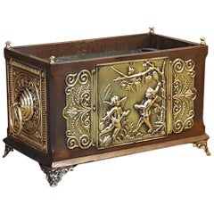 Victorian Oak Table Planter