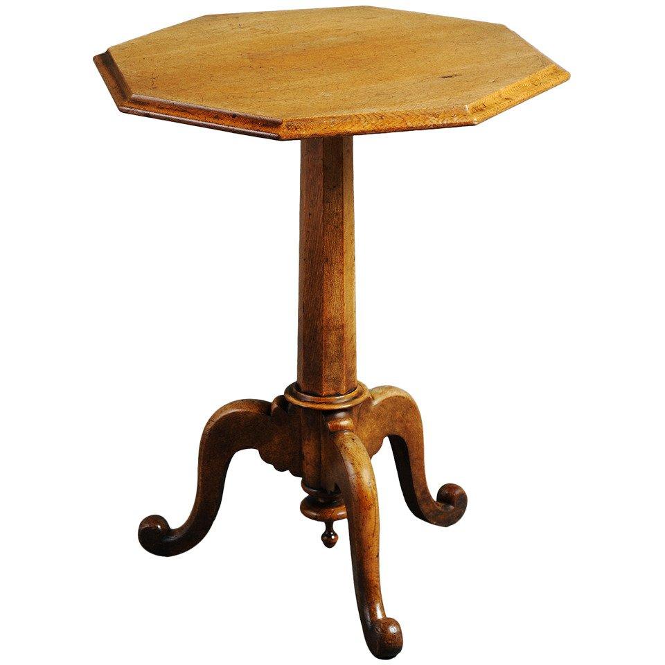 Victorian Oak Tripod Table