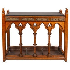 Used Victorian Oak Umbrella Stand