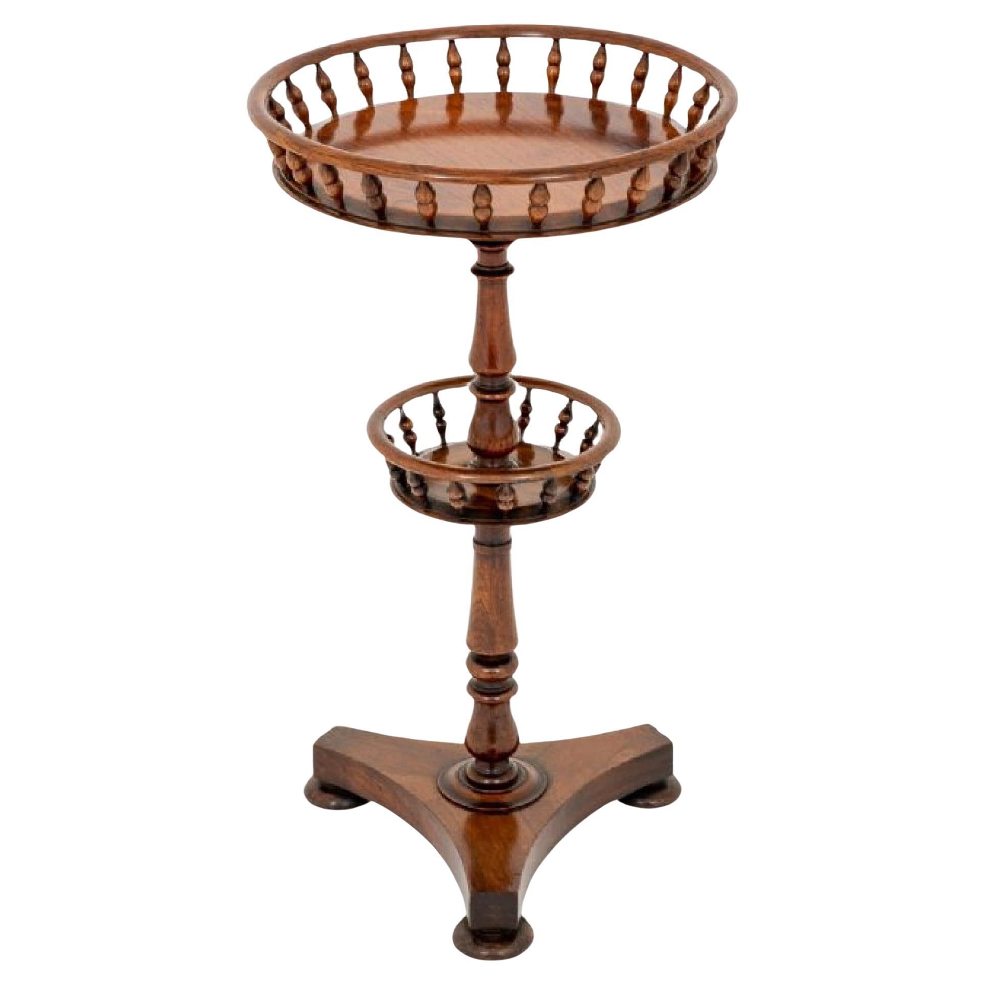 Mesa auxiliar victoriana - Mesas auxiliares antiguas 1850