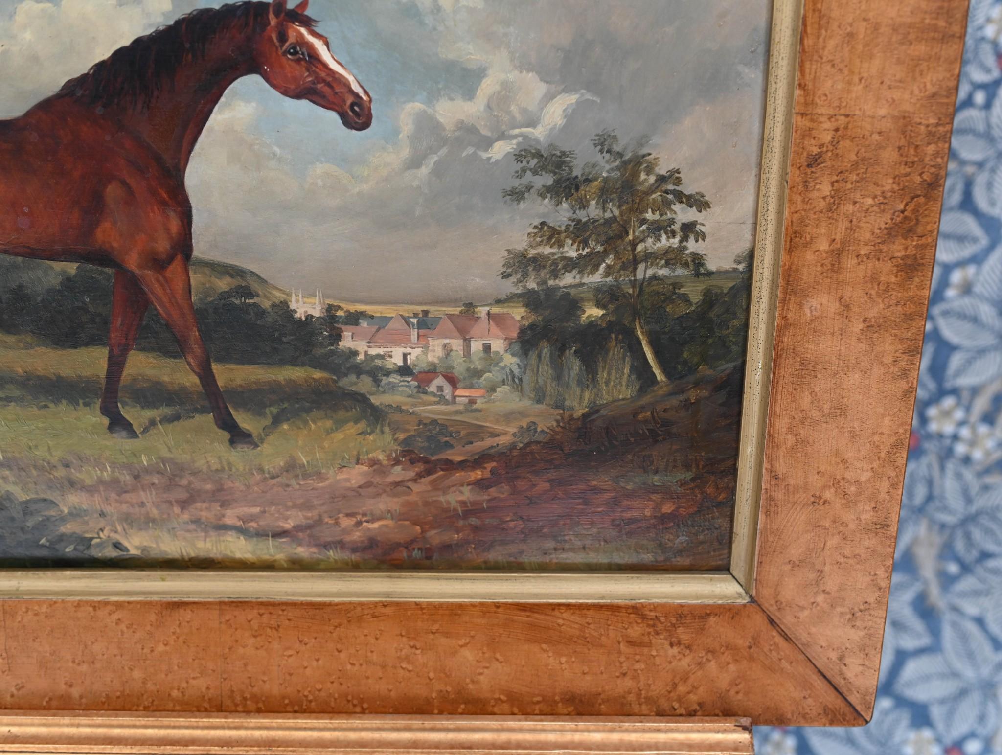 Viktorianisches Ölgemälde, Pferdeporträt, Stubbs, Kunst 1860 im Angebot 2