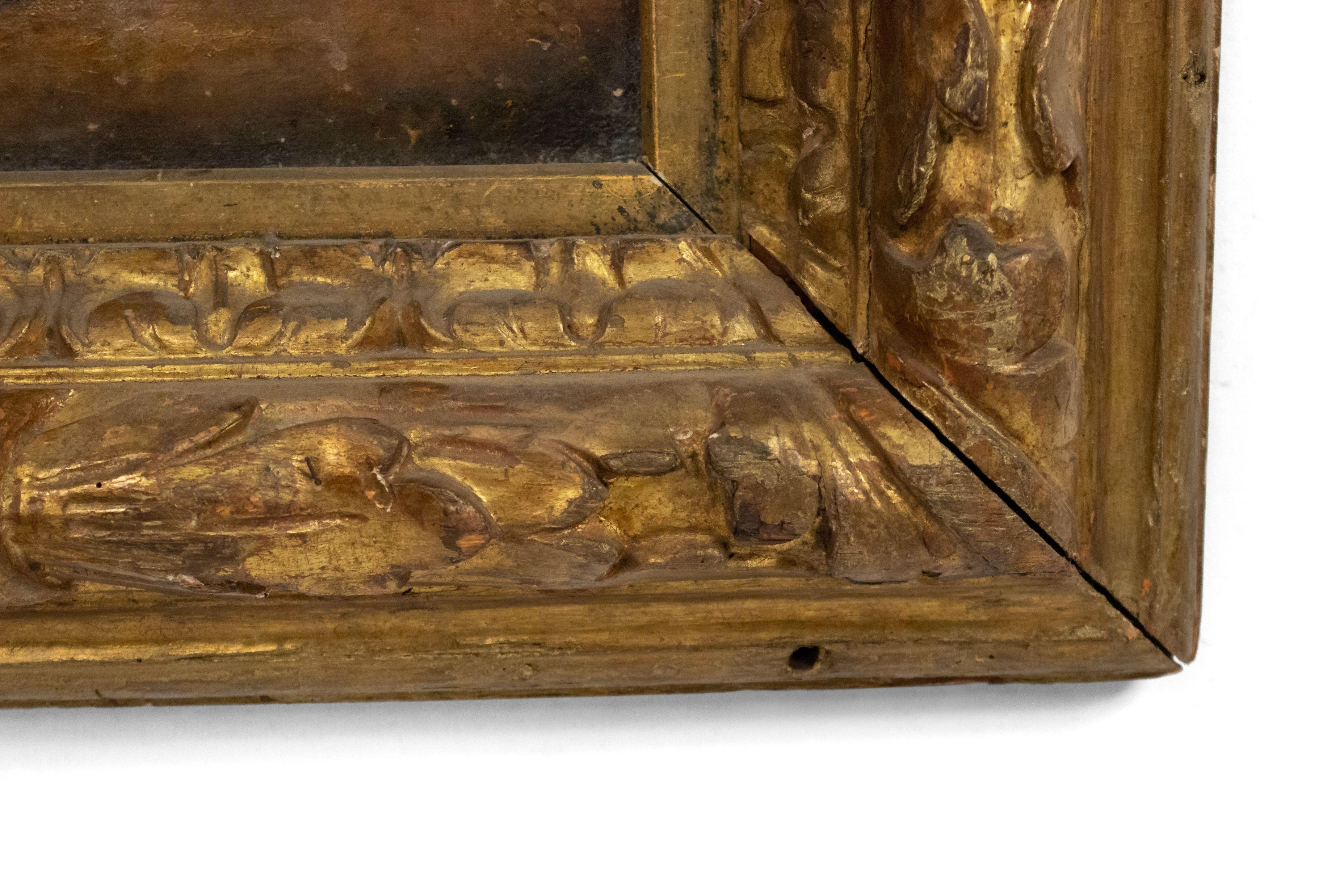 Victorian Oil Painting of 3 Women & Man In Good Condition For Sale In Queens, NY