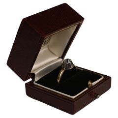 Anillo Victoriano de Diamantes Antiguos de Mina (aprox. 0,30 quilates), Oro Amarillo de 18k