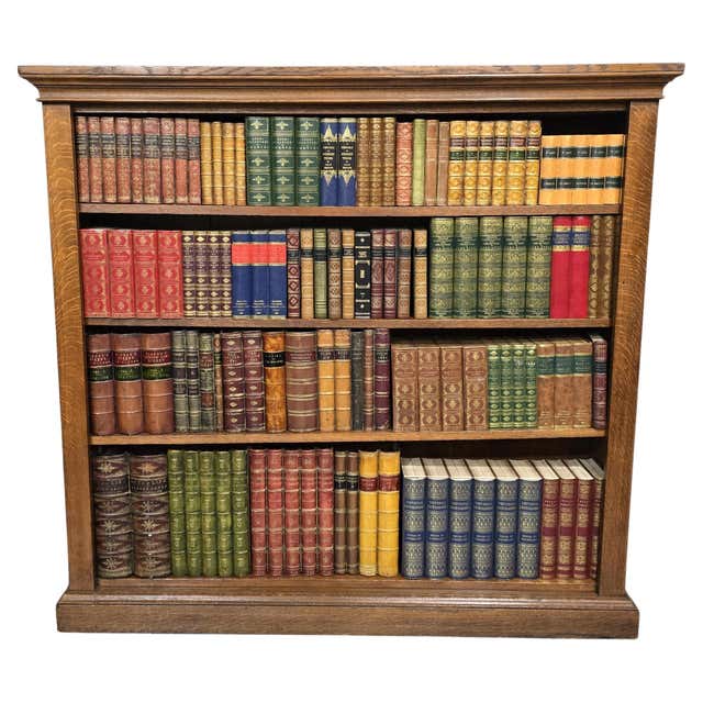 19th Century Large Three Section Open Book Case For Sale at 1stDibs