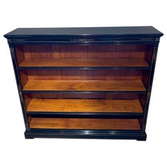 Victorian open bookcase