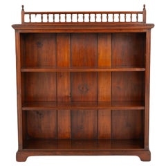 Victorian Open Bookcase Pine 1880
