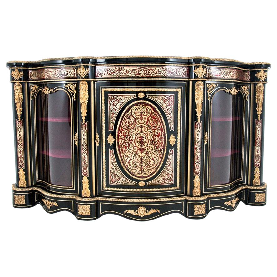 Boulle Vitrine Cabinet by Druce & Co