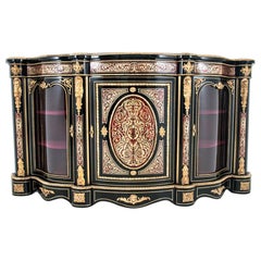 Antique Boulle Vitrine Cabinet by Druce & Co