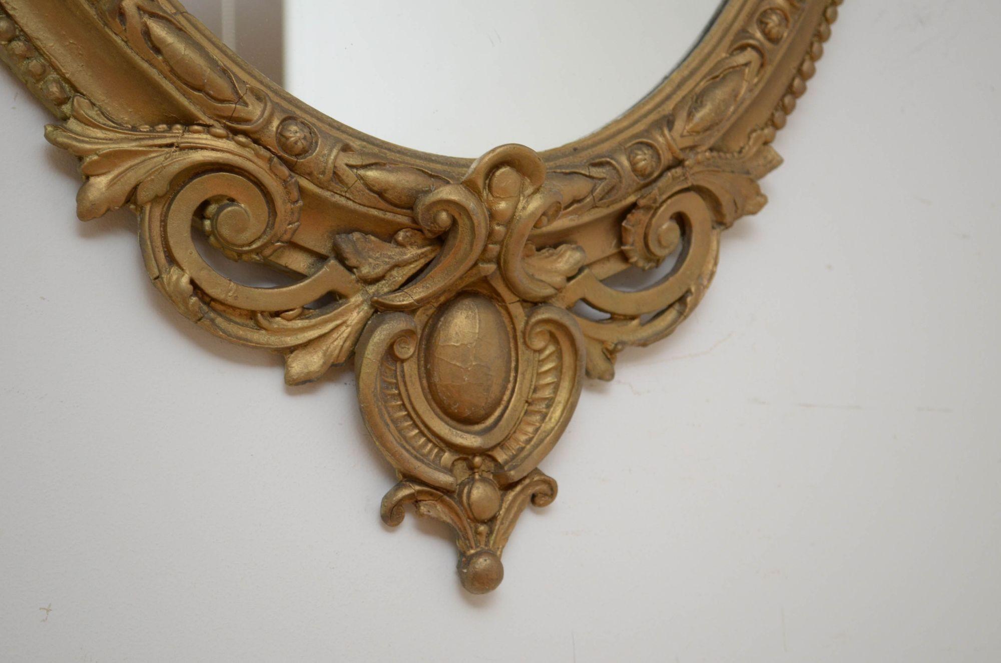 victorian oval mirror