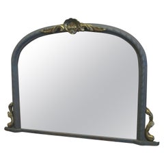 Victorian Painted Arched Overmantel Mirror  A Lovely OverMantle Mirror