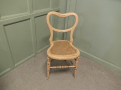 Victorian Painted Balloon Back Bedroom Chair