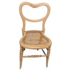 Victorian Painted Balloon Back Bedroom Chair