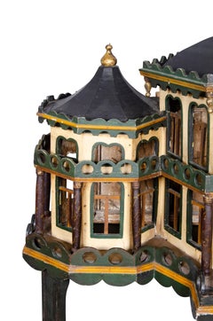Victorian Painted Bird House