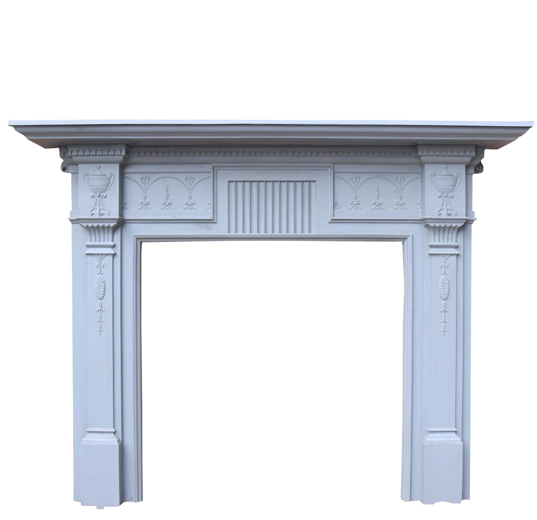 Cast Iron Fireplace Mantel at 1stdibs