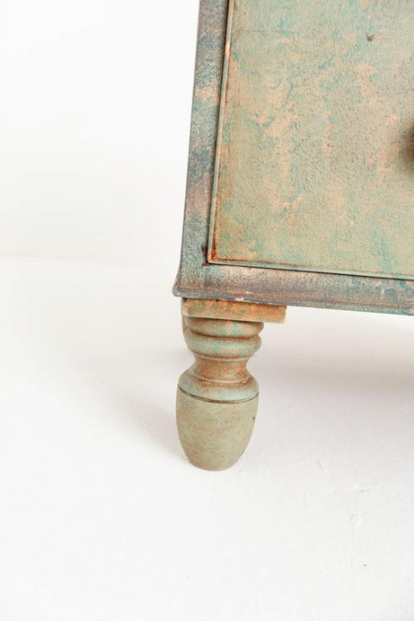 Legno Cassettiera vittoriana dipinta 1860 in vendita