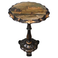 Victorian Painted Side Table 1880 Osbourne House Queen Victoria
