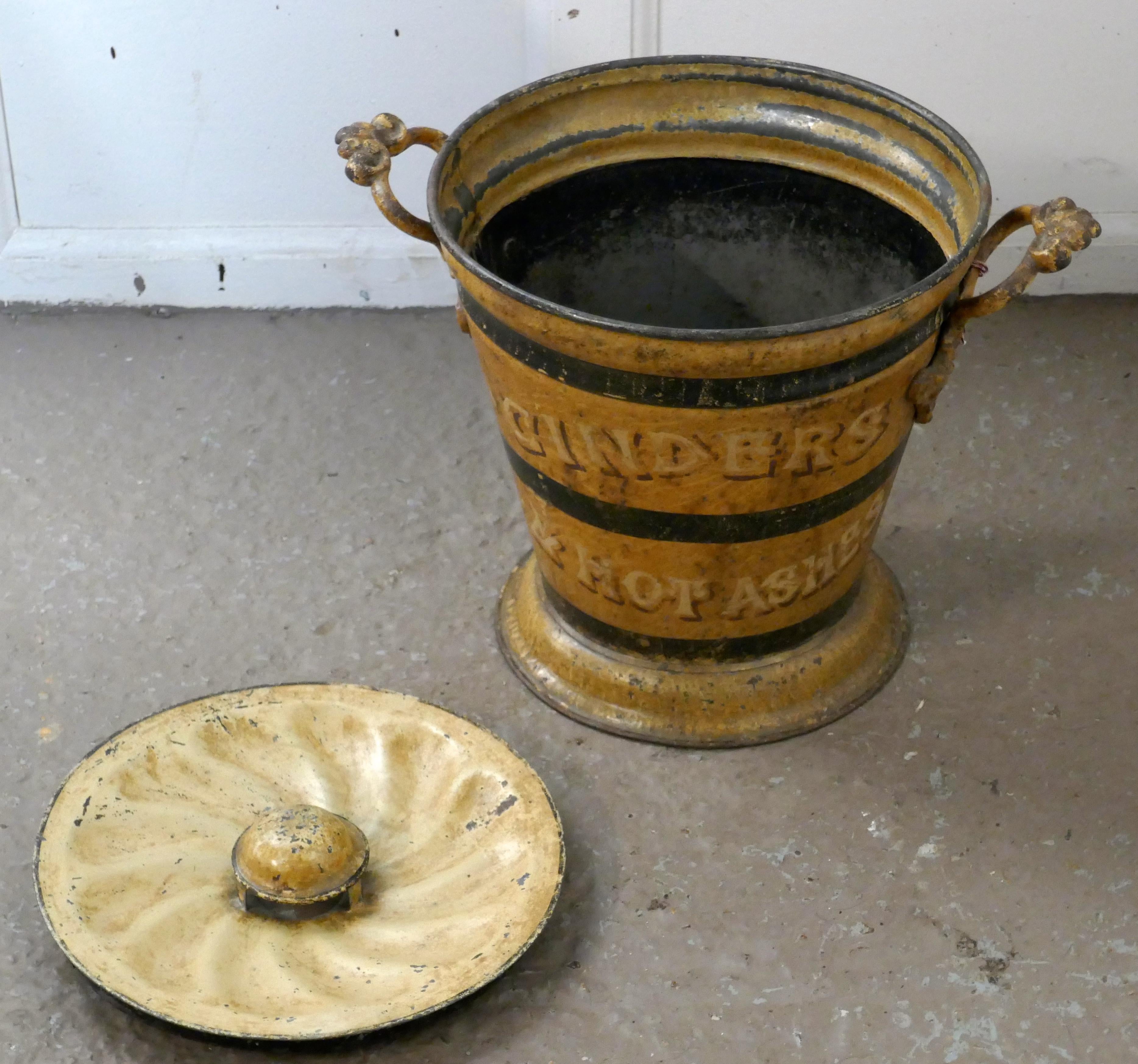 antique ash bucket