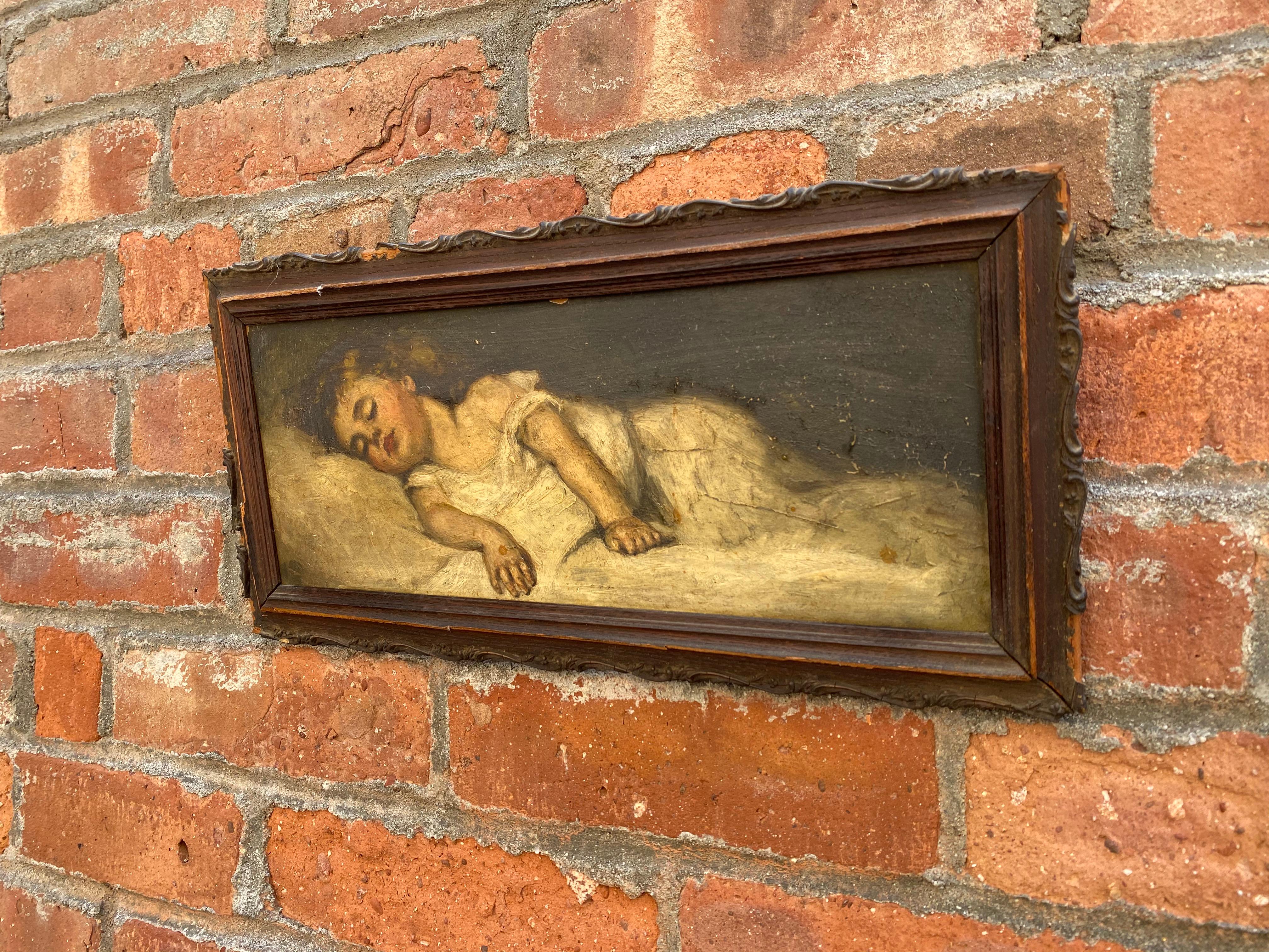 victorian child sleeping