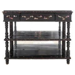 Victorian Papier Mache and Japanese Lacquer Buffet