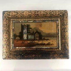 Victorian Papier-Mache Lap Desk Grand Tour View