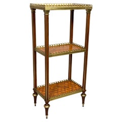 Victorian Parquetry Three Tier Occasional Table