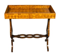 Victorian Parquetry Tray Top Table
