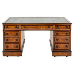 Victorian Partners Desk Antique Walnut 1870