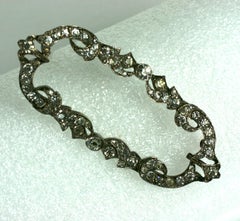 Victorian Paste Buckle Brooch