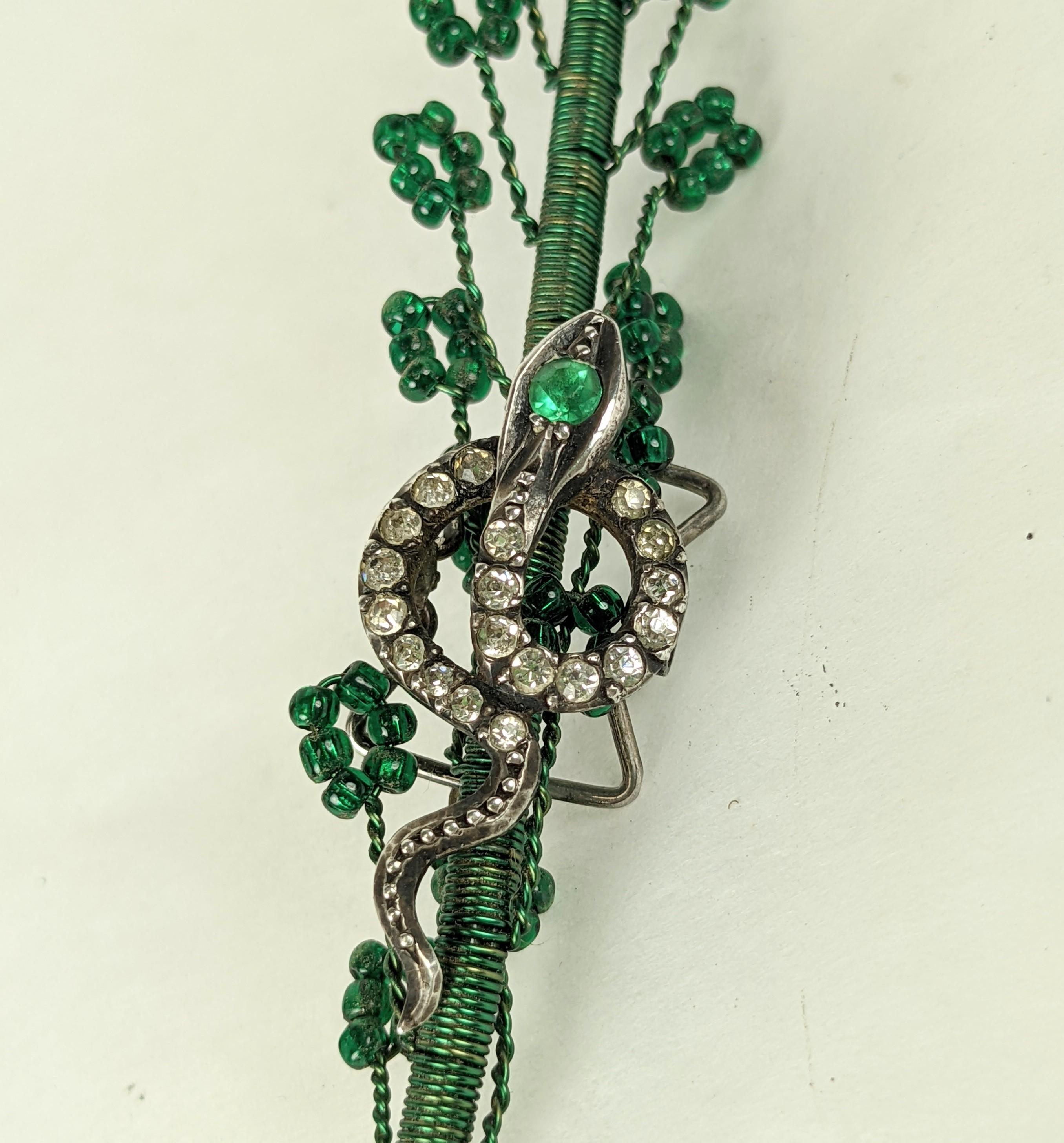 Victorian Paste Snake Boutonniere/Enhancer For Sale 4