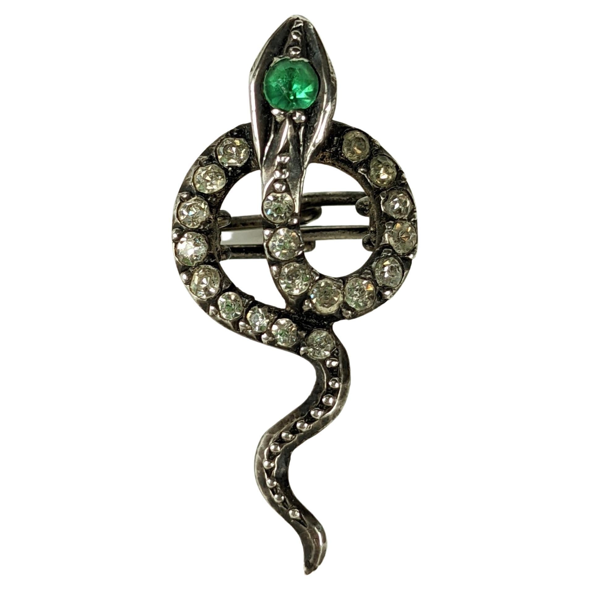 Victorian Paste Snake Boutonniere/Enhancer For Sale