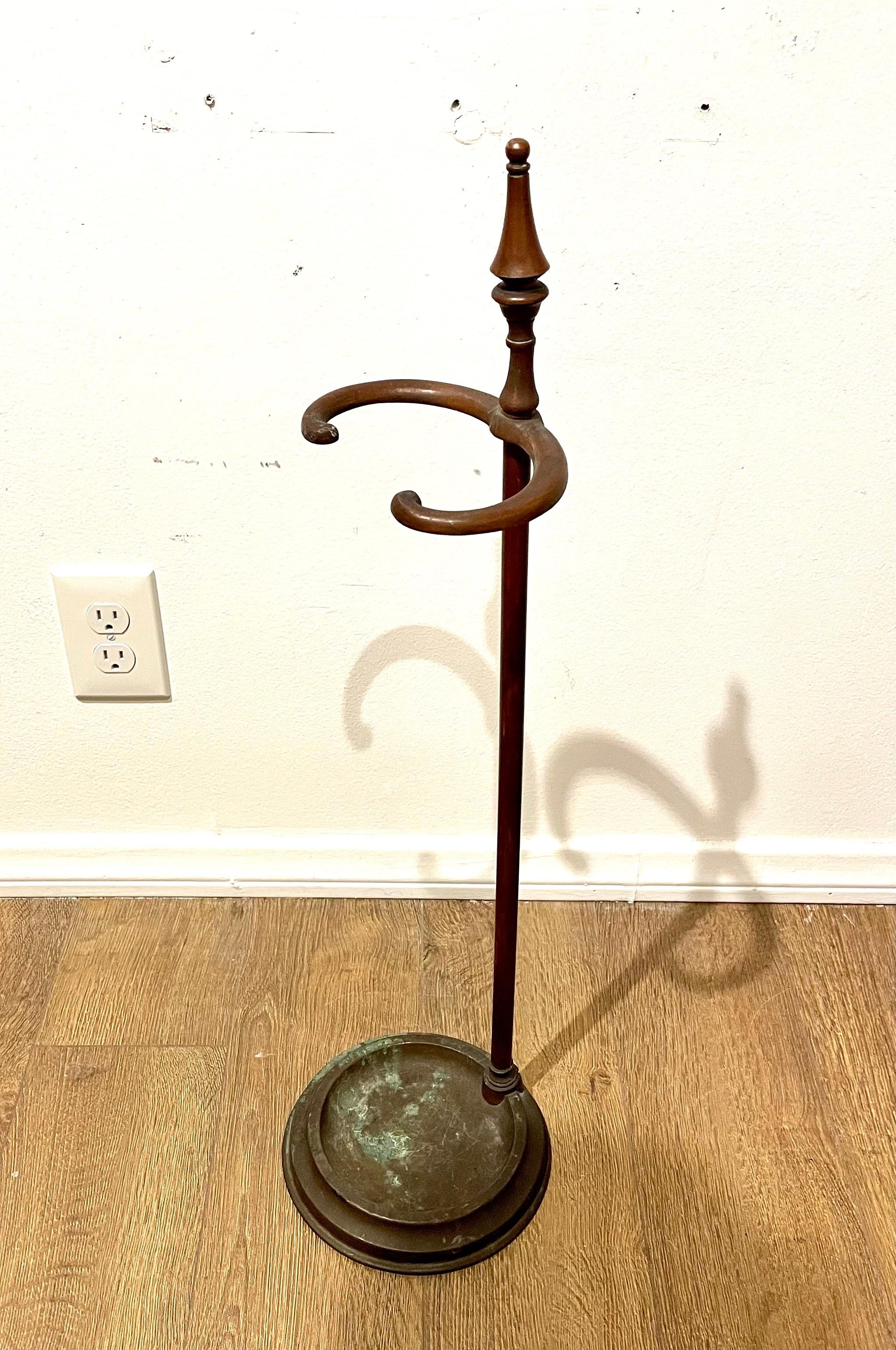 Victorian Patinated Copper Umbrella Stand In Good Condition For Sale In San Diego, CA