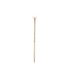 Victorian Pearl 15 Karat Yellow Gold Stick Pin