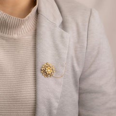 Victorian Pearl & Diamond Starburst Brooch & Pendant Circa 1890s