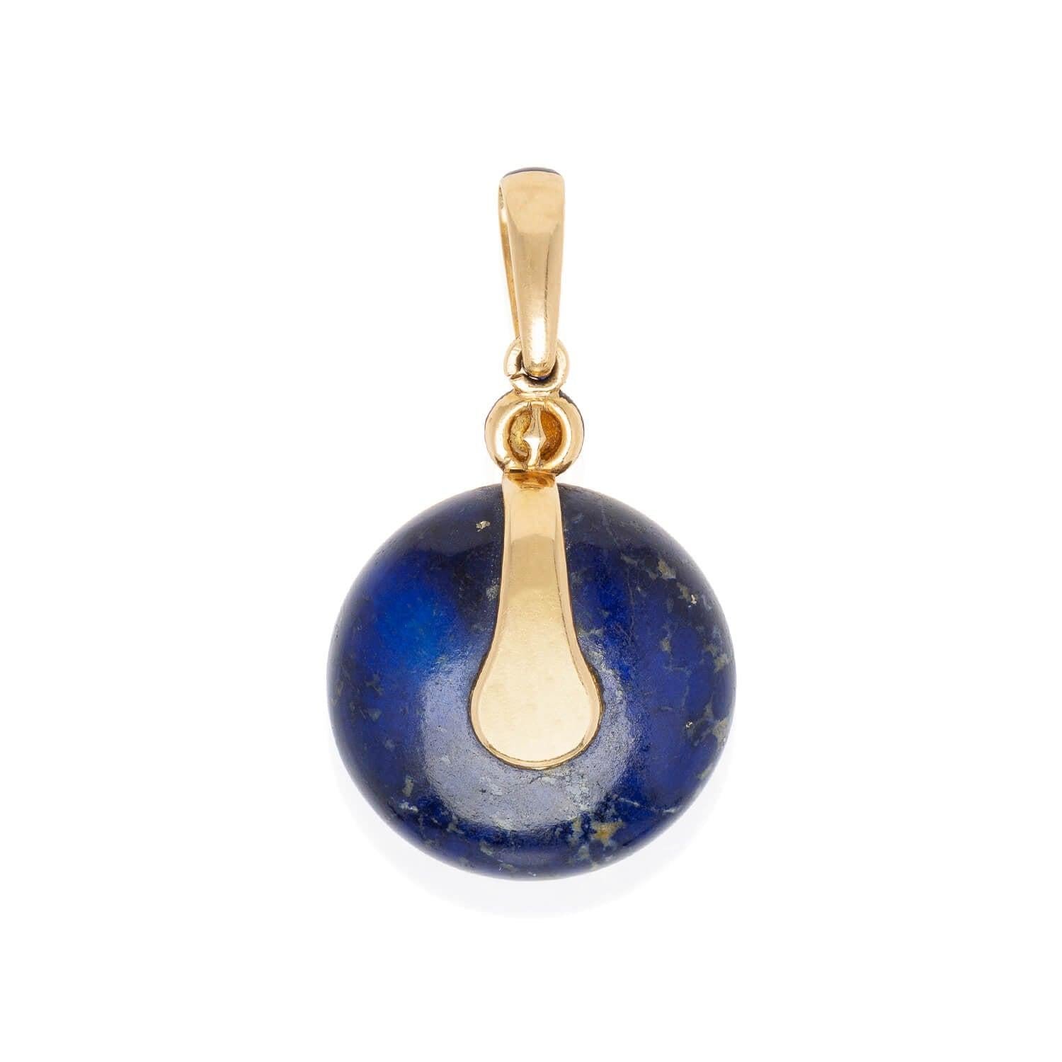 Victorian Pearl, Enamel + Carved Lapis Lazuli Earrings, Pendant + Button Set For Sale 5