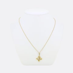 Victorian Pearl Pendant Necklace