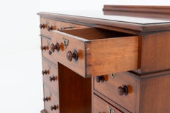 Victorian Pedestal Desk Mahogany 1860