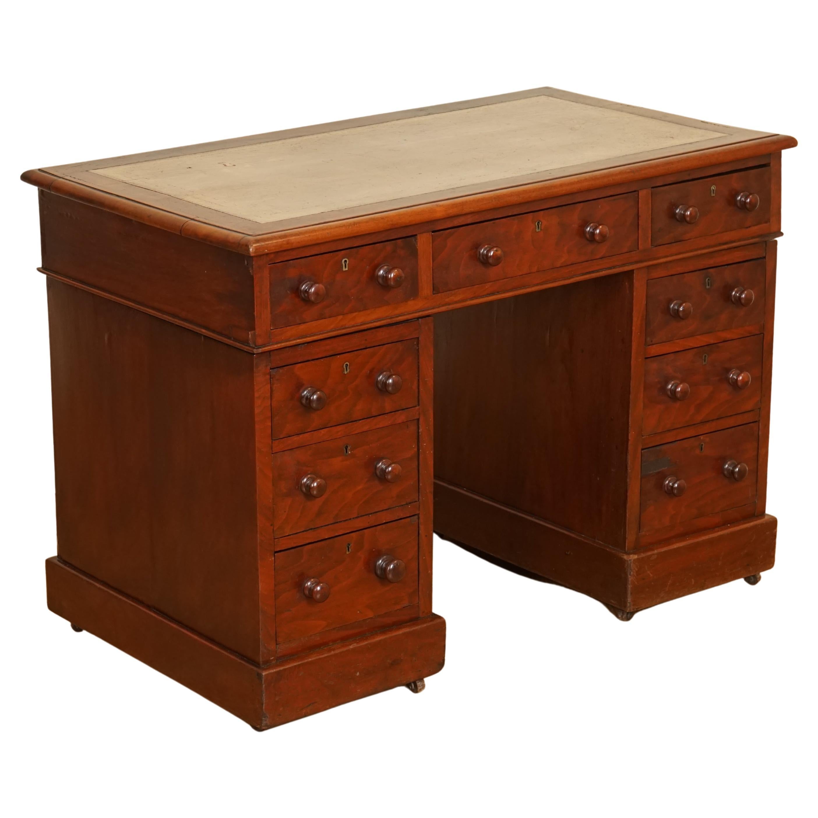 Belgian Carved Wood and Marble top Vanity Desk at 1stDibs