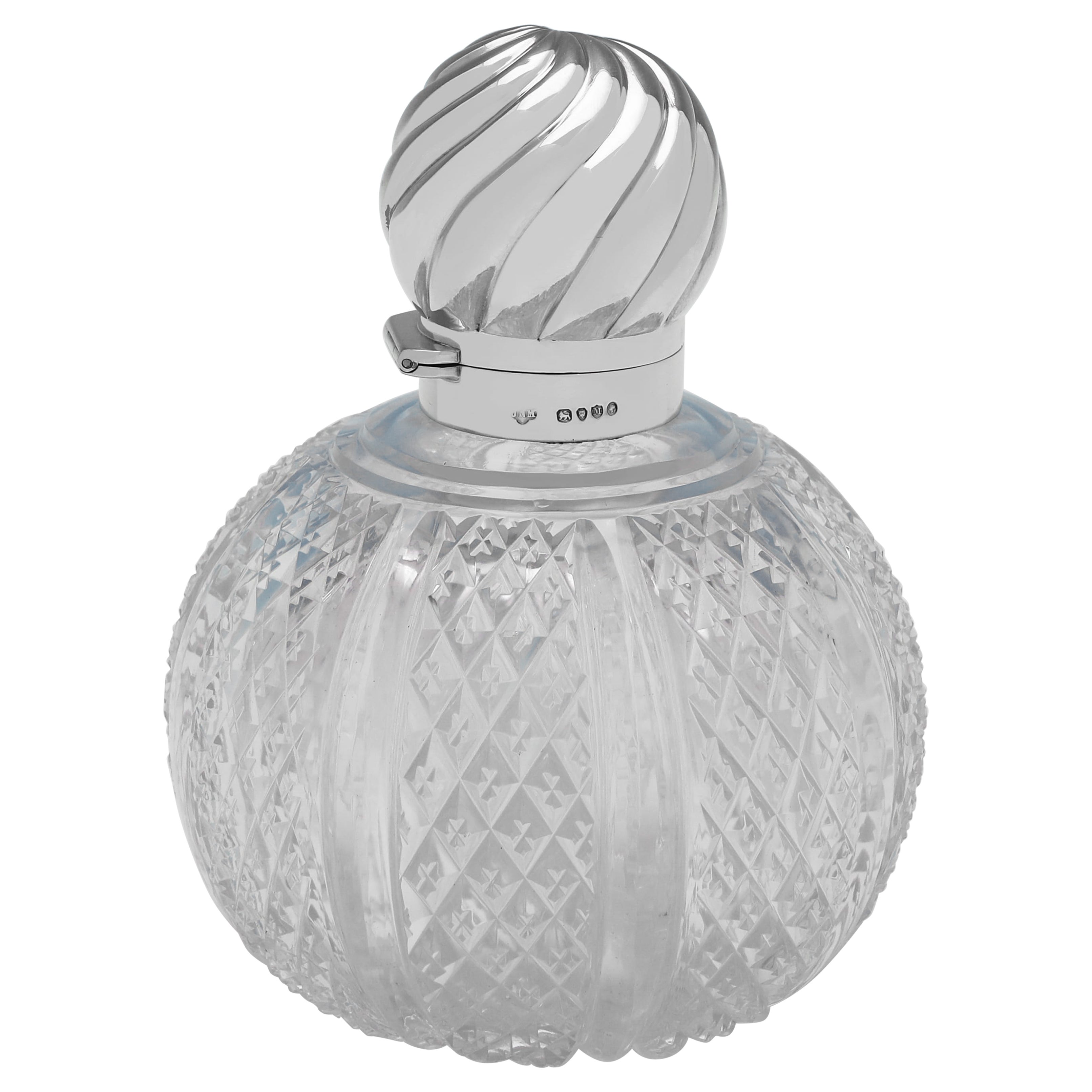 Bottiglia di profumo vittoriana realizzata da John Newton Mappin a Londra nel 1887