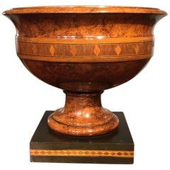 Victorian Period Burr Walnut Antique Bowl