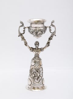 Victorian Period Continental Silver (.800) Wager/Marriage Cup