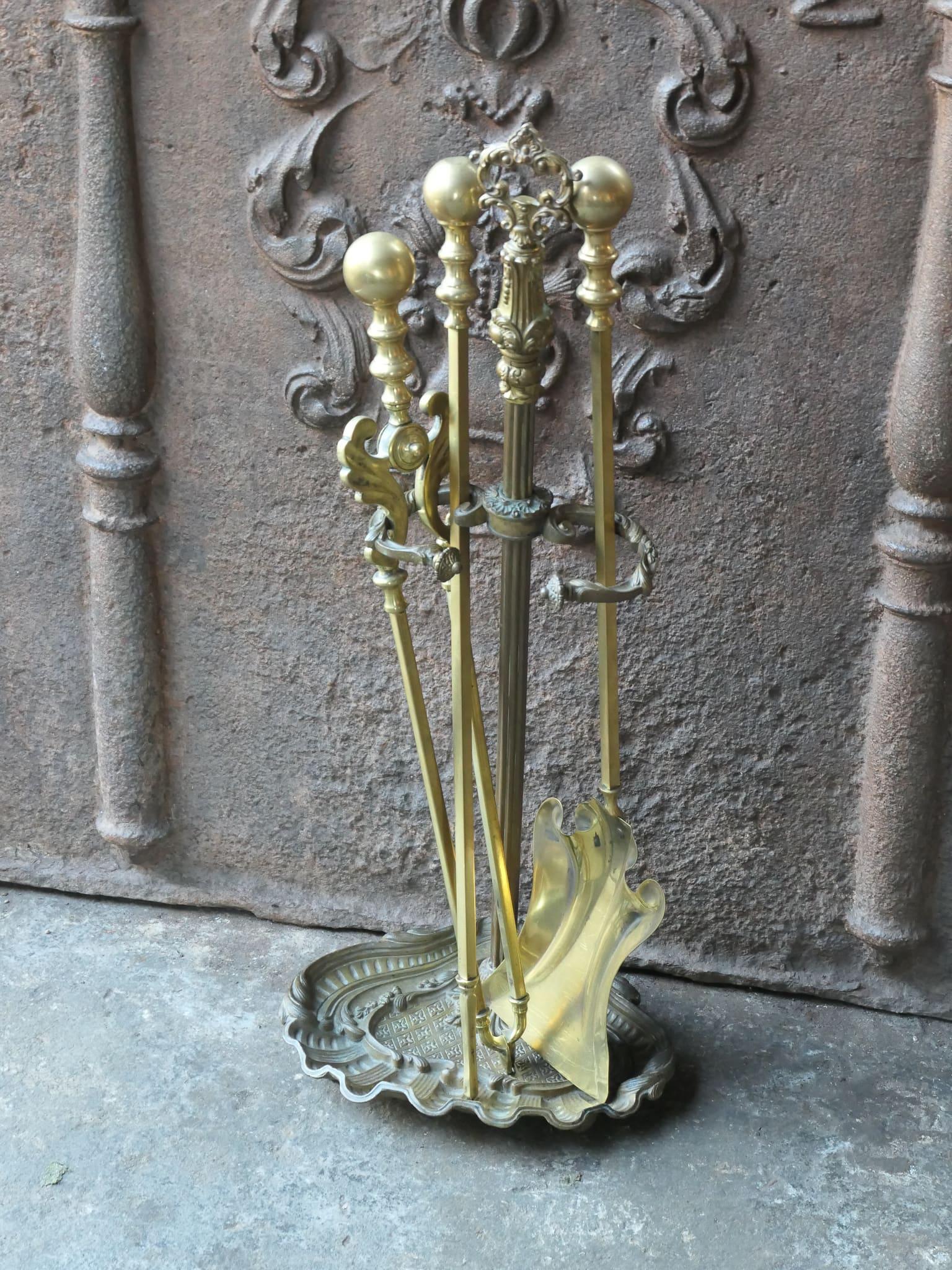 Tisonnier anglais d'époque victorienne ou tisonnier de cheminée Bon état - En vente à Soest, NL